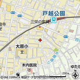 東京都品川区戸越6丁目周辺の地図