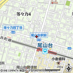 三菱ＵＦＪ銀行尾山台支店周辺の地図
