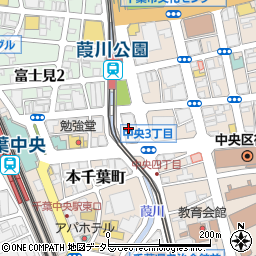 千葉中央ビル周辺の地図