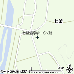 七釜温泉ゆーらく館周辺の地図