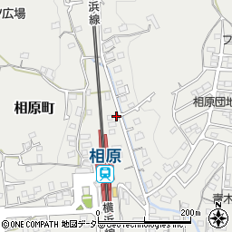 東京都町田市相原町1376-8周辺の地図