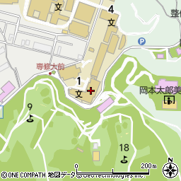専修大学　入学課周辺の地図