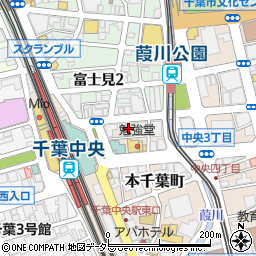 千葉県千葉市中央区本千葉町1-11周辺の地図