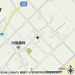 千葉県山武市蓮沼イ1396周辺の地図