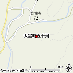 京都府京丹後市大宮町五十河周辺の地図