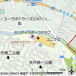 セリアかわまち矢作モール店周辺の地図