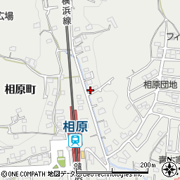 東京都町田市相原町1122周辺の地図