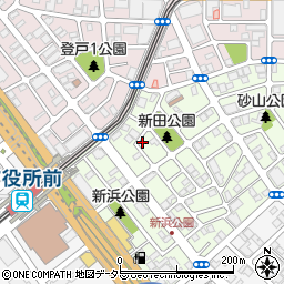 千葉県千葉市中央区新田町25-14周辺の地図