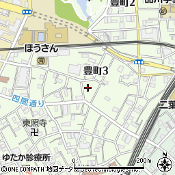 東京都品川区豊町3丁目周辺の地図