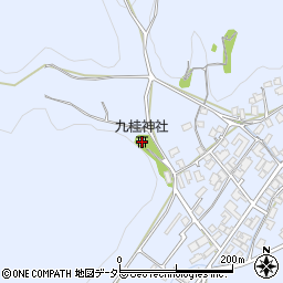九桂神社周辺の地図