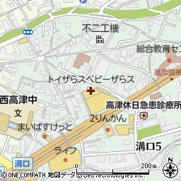 トイザらス・ベビーザらス川崎高津店周辺の地図