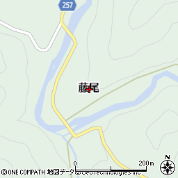 兵庫県美方郡新温泉町藤尾周辺の地図