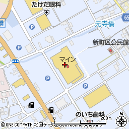 三豊マイン店周辺の地図