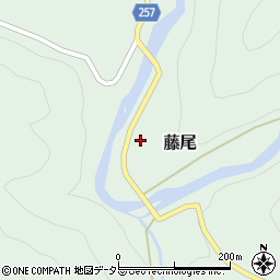 兵庫県美方郡新温泉町藤尾158周辺の地図