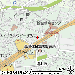 カースタレンタカー溝の口店周辺の地図