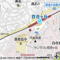 川崎信用金庫百合丘支店周辺の地図