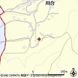 山梨県上野原市川合3739周辺の地図
