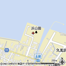 京丹後市　久美浜福祉センター周辺の地図