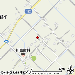 千葉県山武市蓮沼イ1627周辺の地図
