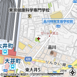 大井町 日本酒バル 萬亮周辺の地図