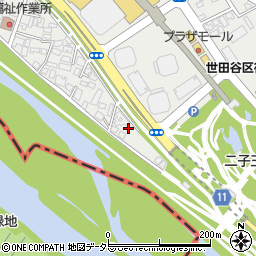 東京都世田谷区玉川1丁目2-18周辺の地図