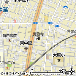 覚證寺周辺の地図