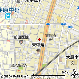 東京都品川区東中延2丁目4-15周辺の地図
