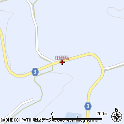 田瀬坂周辺の地図