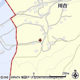 山梨県上野原市川合3841周辺の地図