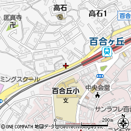 ザ・パーク川崎高石駐車場周辺の地図