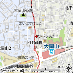 東京都大田区北千束1丁目50周辺の地図