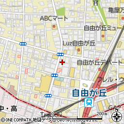 サピックス中学部自由ケ丘校周辺の地図