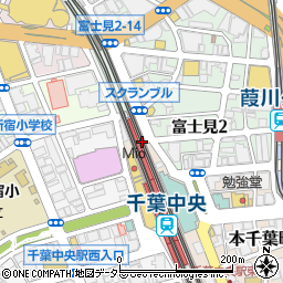 やきとりの扇屋　千葉中央駅前店周辺の地図