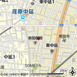 東京都品川区東中延2丁目2-14周辺の地図