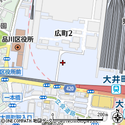 ＪＲ東日本広町アパート周辺の地図