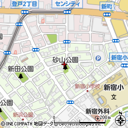 千葉県千葉市中央区新田町周辺の地図