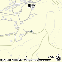 山梨県上野原市川合3714周辺の地図
