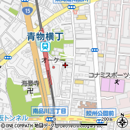 東京都品川区南品川3丁目周辺の地図