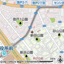 千葉県千葉市中央区新田町23周辺の地図