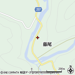 兵庫県美方郡新温泉町藤尾133周辺の地図