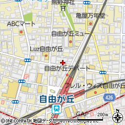 夜景の見える自由が丘の隠れ家 ROTONDA〜ロトンダ〜周辺の地図