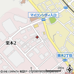 株式会社和光　栗木店周辺の地図