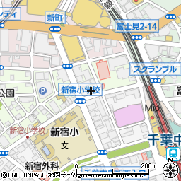 千葉県千葉市中央区新田町2-12周辺の地図