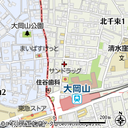 餃子の王将 大岡山店周辺の地図