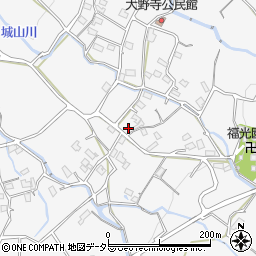 山梨県笛吹市御坂町大野寺1465周辺の地図