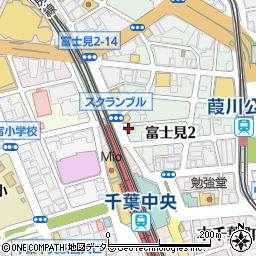 ホテルリブマックス千葉中央駅前周辺の地図