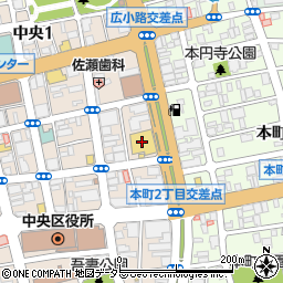 千葉市美術館周辺の地図