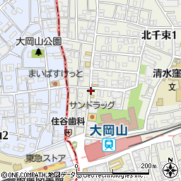 株式会社タウンハウジング　大岡山店周辺の地図