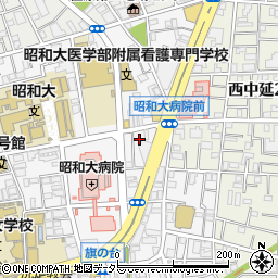 木曽路 旗の台店周辺の地図