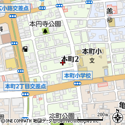 千葉県千葉市中央区本町周辺の地図